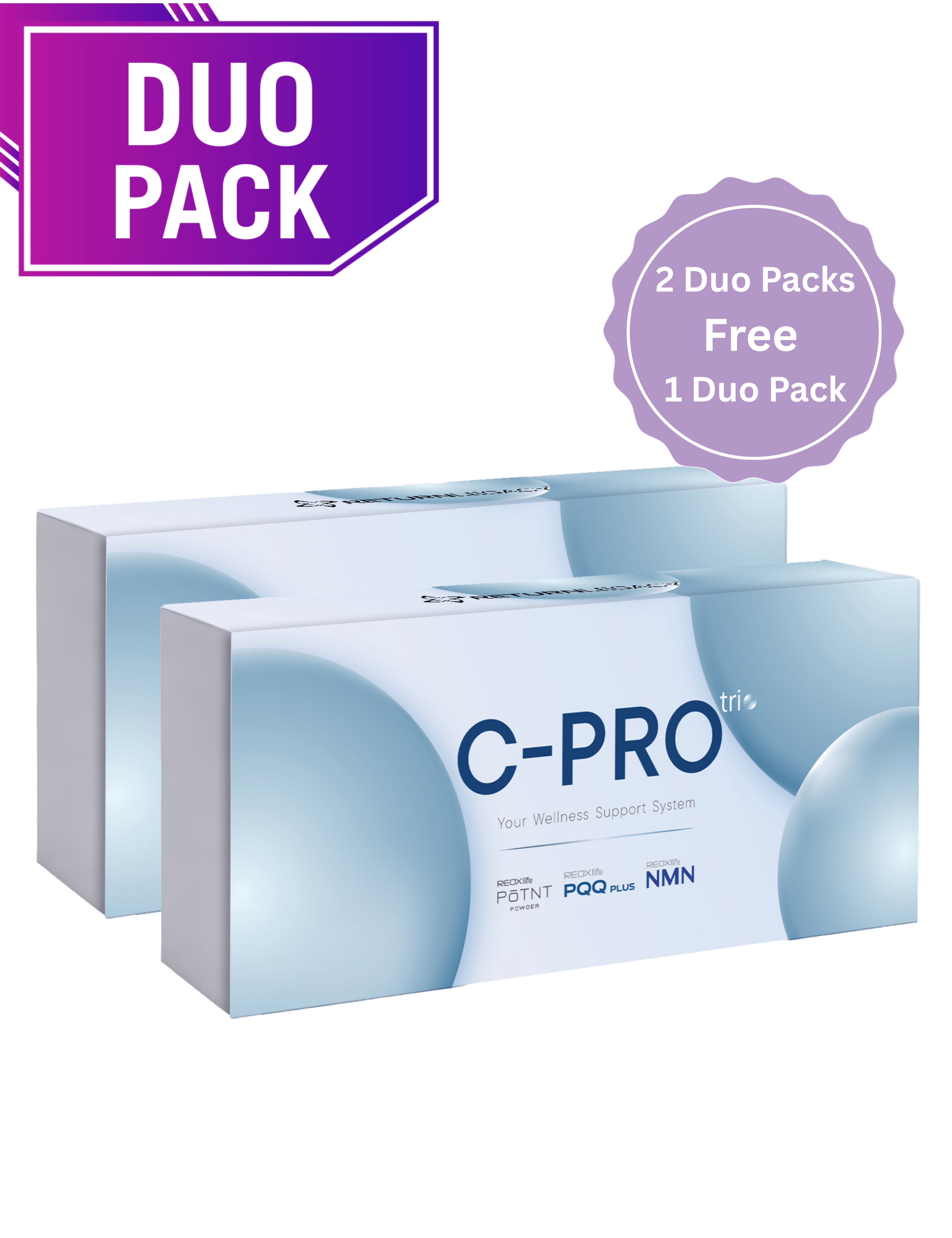 REOXlife C PRO Trio (2 DUO PACK FREE 1 DUO PACK)
